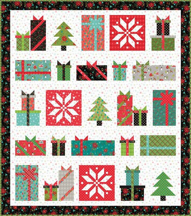 Snowed In Sampler - Quilt PATTERN - By Heather Peterson for Anka's Treasures - Winter, Fat Quarter Friendly, Bonus Runner Included - ANK 330