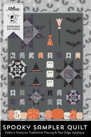 Spooky Sampler - PATTERN - by Melissa Mortenson for Riley Blake Designs - Spooky Hollow Fabrics - Halloween - PDC54687-Patterns-RebsFabStash