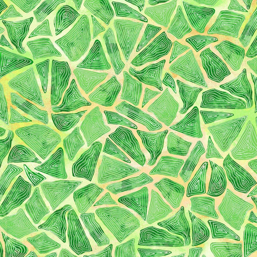 NEW! Wild Animals - Patterned Green - Per Yard - By Kim Green of KG Art Studio for P&B Textiles - Digital Prints - 4627 G-Yardage - on the bolt-RebsFabStash