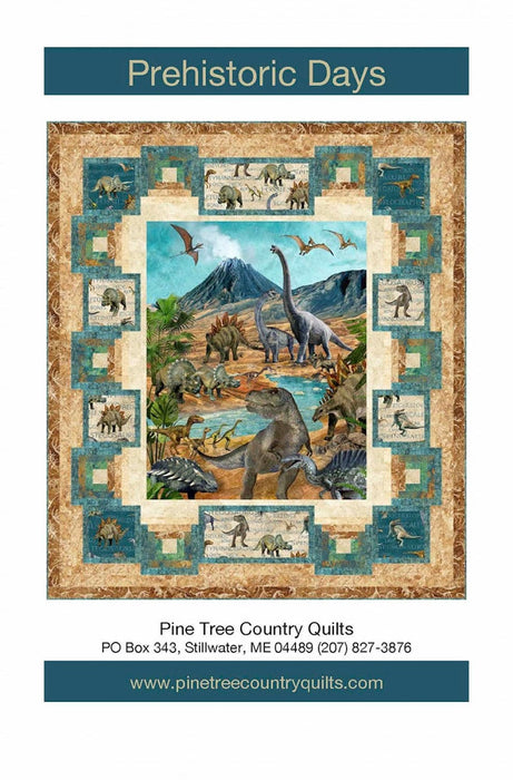 Prehistoric Days - Quilt KIT - Pine Tree Country Quilts - by Linda Ludovico for Northcott - RebsFabStash