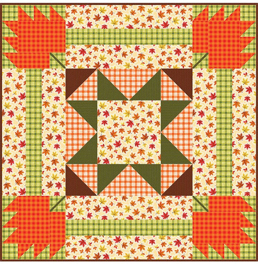 NEW! Autumn on the Square - Table Topper KIT - Pattern by Patrick Lose Studios - Fabric is Autumn in the Air by Patrick Lose for Northcott-Quilt Kits & PODS-RebsFabStash