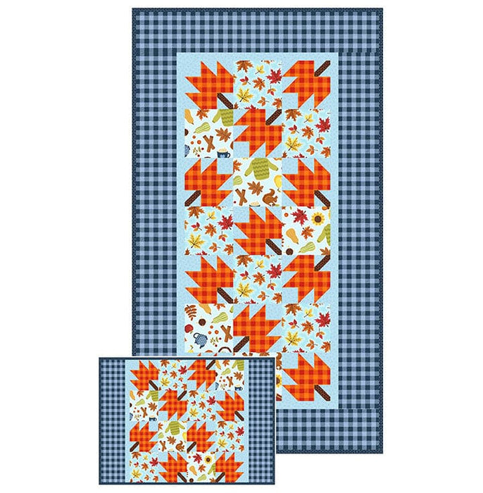 Autumn in the Air - Table Runner & Placemat KIT - Pattern by Castilleja Cotton - Fabric by Patrick Lose for Northcott - RebsFabStash