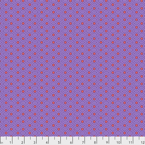 Tula's True Colors - Hexy Sunshine - Per Yard - by Tula Pink for Free Spirit Fabrics - Yellow, Hexagons - PWTP150.SUNSHINE