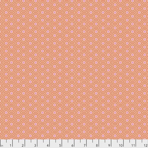 Tula's True Colors - Hexy Sunshine - Per Yard - by Tula Pink for Free Spirit Fabrics - Yellow, Hexagons - PWTP150.SUNSHINE