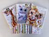 NEW! Little Darlings Safari Animals - PROMO Fat Quarter Bundle PLUS 3 Panels! - (10) FQ's + (3) Block Panels: 36" & (2) 24" - by Sally Walsh - P&B Textiles-Fat Quarters/F8s/Bundles-RebsFabStash