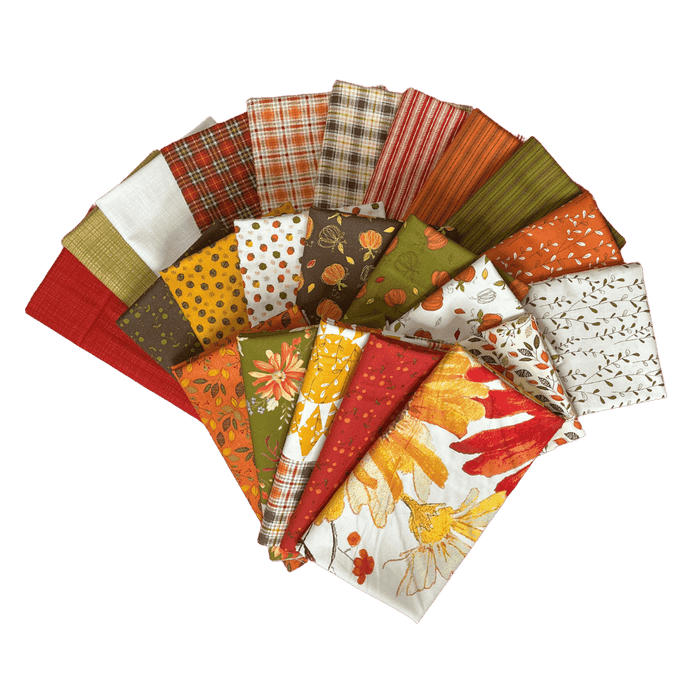 Adel In Autumn - PROMO Half Yard Bundle + PANEL! - (22) 18" x 21" pieces + 36" Panel - by Sandy Gervais for Riley Blake Designs - Fall