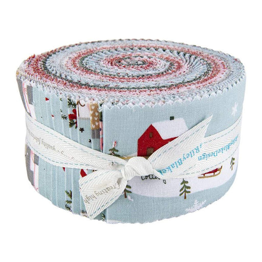 Warm Wishes - Jelly Roll - (40) 2.5" Strips - Rolie Polie -by Simple Simon & Co for Riley Blake - Holiday, Winter, Christmas - RP-10780-40-Layer Cakes/Jelly Rolls-RebsFabStash
