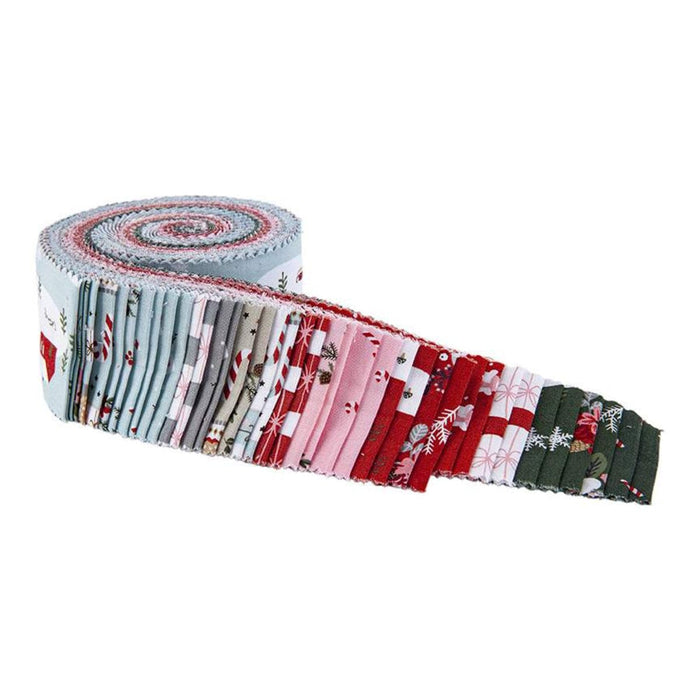 Warm Wishes - Jelly Roll - (40) 2.5" Strips - Rolie Polie -by Simple Simon & Co for Riley Blake - Holiday, Winter, Christmas - RP-10780-40
