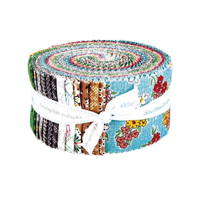 Stitch - Jelly Roll - 2.5" Strips - Rolie Polie - Lori Holt of Bee in My Bonnet - Riley Blake Designs - LHS - RP-10920-40