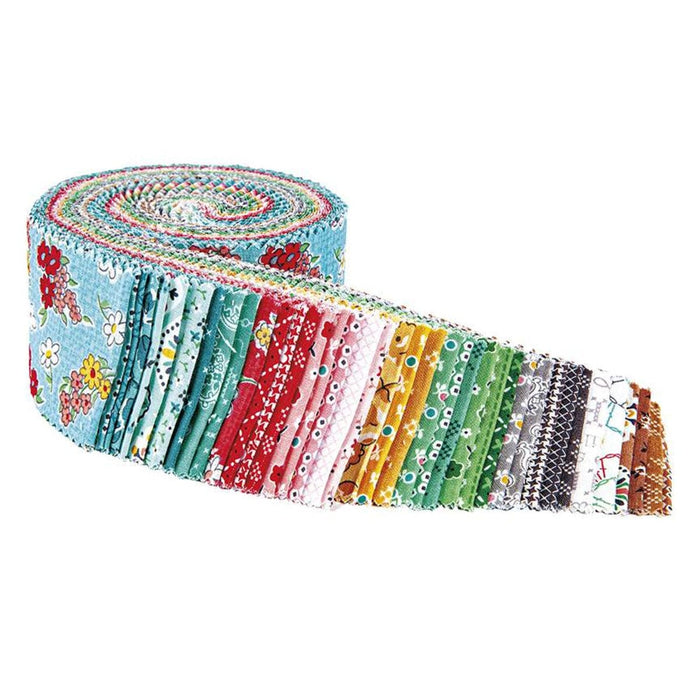 Stitch - Jelly Roll - 2.5" Strips - Rolie Polie - Lori Holt of Bee in My Bonnet - Riley Blake Designs - LHS - RP-10920-40