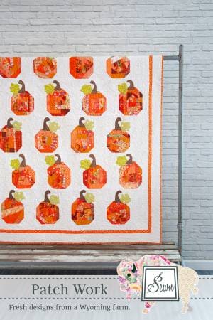 Patch Work - Quilt PATTERN - Sewn Wyoming - Pumpkins, Fall - #183-Patterns-RebsFabStash
