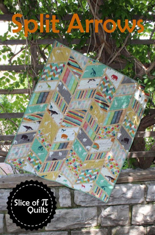 Split Arrows - PATTERN - by Laura Piland for Slice of Pi Quilts - Fat Quarter Friendly - Baby, Throw, Twin Size Options - SPQ316-Patterns-RebsFabStash