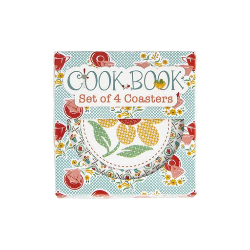 Cook Book Coasters by Lori Holt of Bee in My Bonnet at RebsFabStash