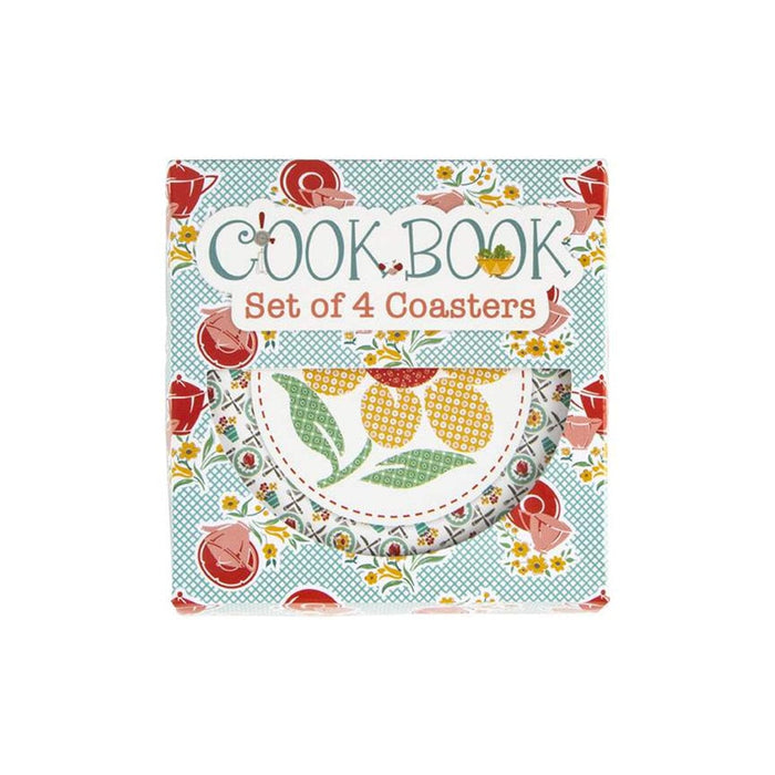Cook Book Coasters by Lori Holt of Bee in My Bonnet at RebsFabStash