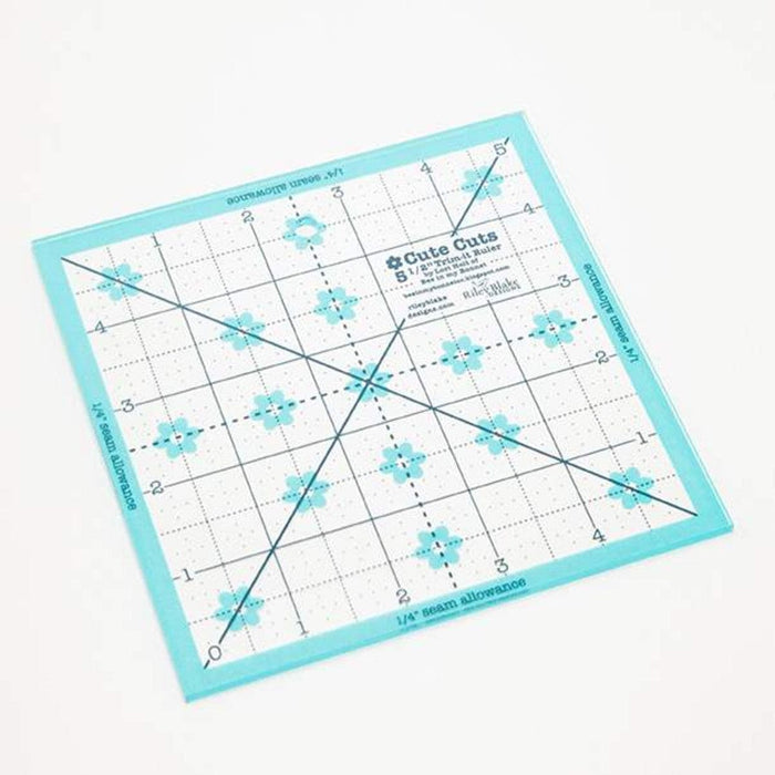 Riley Blake Designs - Cute Cut Ruler by Lori Holt - Rectangular Ruler Pack - Set