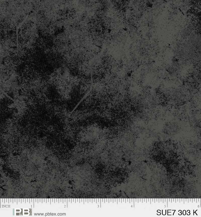 Suedes - Per Yard - P&B Textiles - tonal, blender - White on White - SUE7-00303-EW