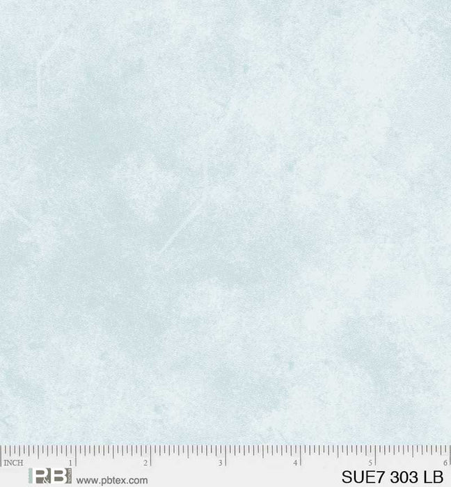 Suedes - Per Yard - P&B Textiles - tonal, blender - White on White - SUE7-00303-EW
