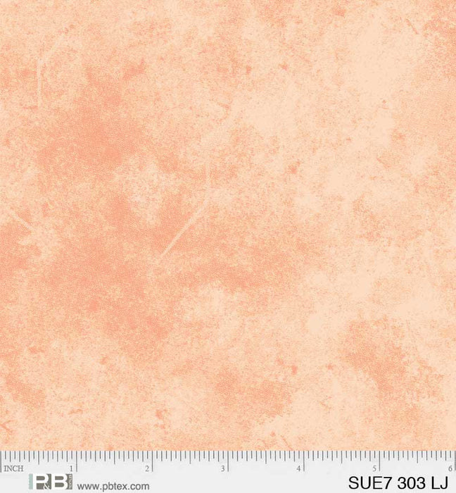 Suedes - Per Yard - P&B Textiles - tonal, blender - White on White - SUE7-00303-EW