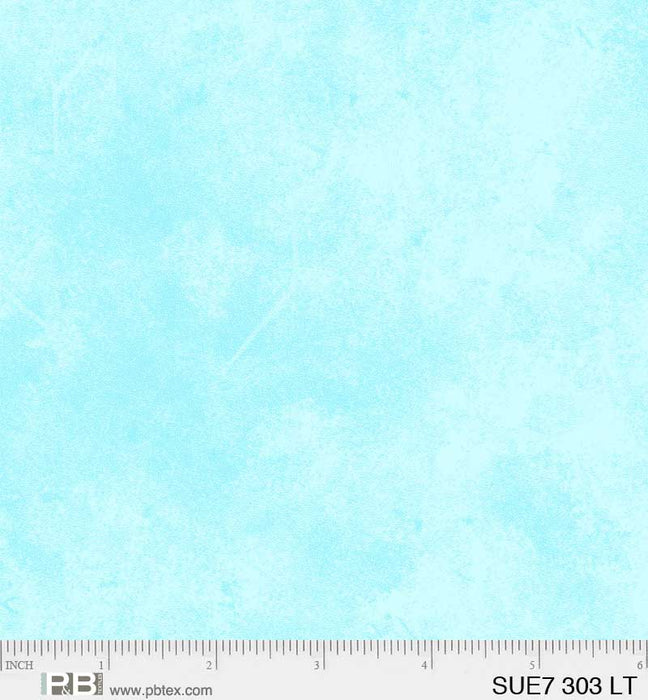 Suedes - Per Yard - P&B Textiles - tonal, blender - White on White - SUE7-00303-EW