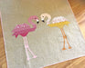 elizabeth hartman quilt pattern - flamingo quilt block - bed quilt