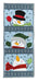 Snowman Wall Hanging Kit- Machine Embroidery - Snowmen, Winter-Quilt Kits & PODS-RebsFabStash
