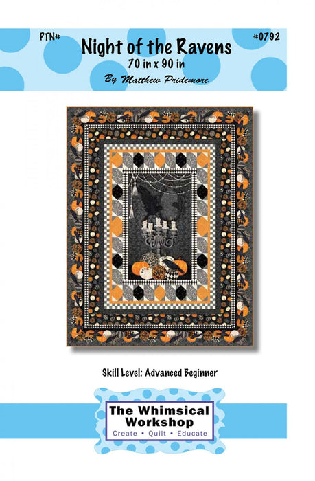 Night of the Ravens - QUILT PATTERN - by Matthew Pridemore - Features Candelabra Fabric by Northcott - PTN2955