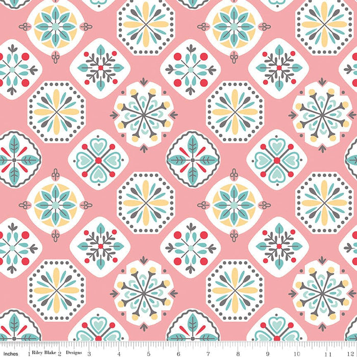 Stitch Fabric Collection by Lori Holt - 108" Wide Back - REMNANT - Riley Blake Designs - WB10940-COTTAGE