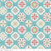 Blue Floral Medallions Stitch Fabric Collection by Lori Holt at RebFabStash