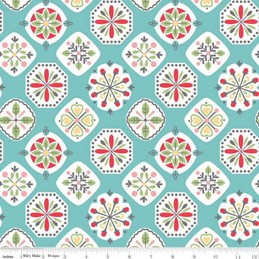 Stitch Fabric Collection by Lori Holt - 108" Wide Back - REMNANT - Riley Blake Designs - WB10940-COTTAGE-All or Nothing- Remnants-RebsFabStash