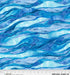 Weekend In Paradise - Waves - Per Yard - By Abraham Hunter for P&B Textiles - Ocean, Sea, Water - Blue - WPAR 4583 B-Yardage - on the bolt-RebsFabStash
