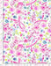 Softie - Pink Ribbon Floral - per yard - Dear Stella - Like Minky or Cuddle - 58"/60" Wide - WSOFTIEE-PD7197 PINK-Cuddle/Minkie-RebsFabStash