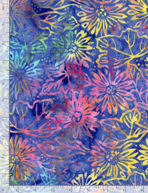 XTONGA Batik - Tropical Floral Blast - 108" Wideback - Per Yard - Timeless Treasures - Backing, WB - Party - XTONGA-B8770-Wide 108" - Quilt Backs-RebsFabStash