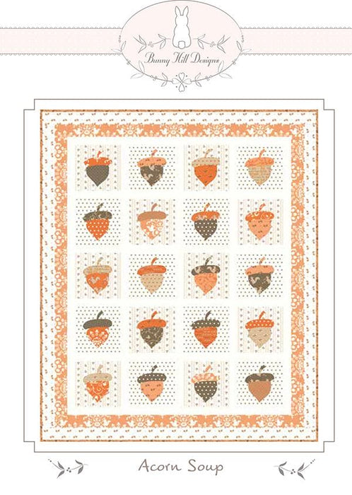 Acorn Soup - Quilt Pattern - by Bunny Hill Designs for MODA - uses Squirrelly Girl - #2161 - RebsFabStash