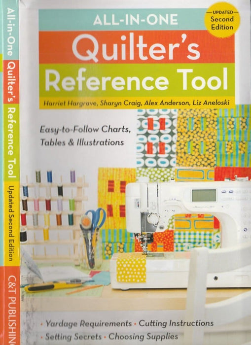 All in One - Quilter's Reference Tool - Spiral Bound - C&T Publishing - Updated 2nd Edition! 2016 - RebsFabStash