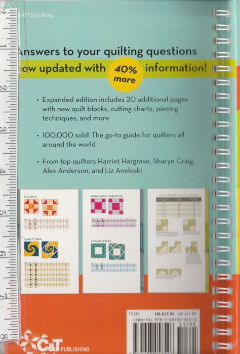 All in One - Quilter's Reference Tool - Spiral Bound - C&T Publishing - Updated 2nd Edition! 2016 - RebsFabStash
