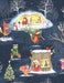 All Spruced Up - Merry Christmas Ya Filthy Animals - Per Yard - by Dear Stella - Winter, Wildlife, Animals- STELLA-D1823 MULTI - RebsFabStash