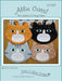 Allie Cats! - Cat, feline, kitty Hot Pad or pot holder Pattern - by Susie Shore Designs - Mini Pattern #1511 - RebsFabStash