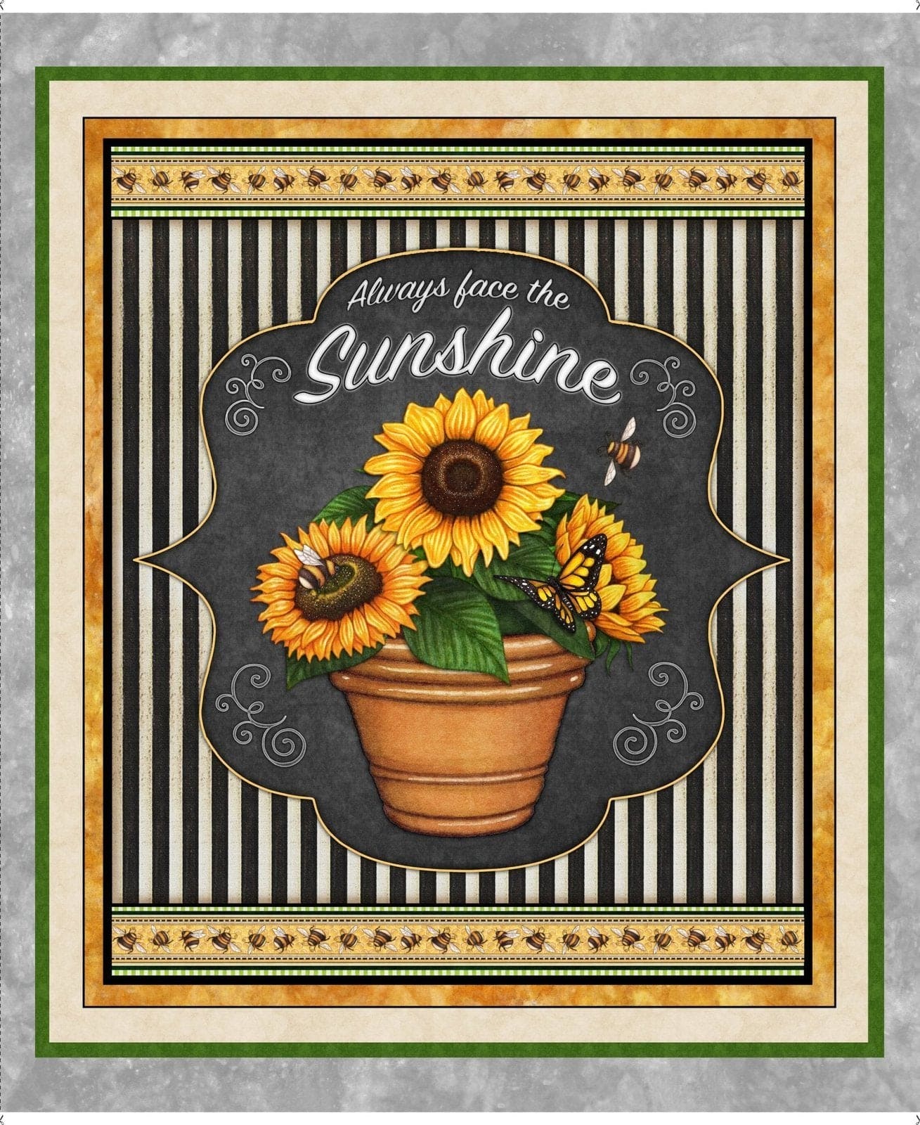Always Face the Sunshine (Panels & Yardage)