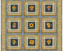 Always Face the Sunshine by Dan Morris for QT Fabrics Panels on Gray Background at RebsFabStash