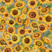 Always Face the Sunshine - per yard - Dan Morris for QT Fabrics - Small Flowers on Black - 27846 J - RebsFabStash