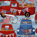 American Spirit- Beth Alert- 3 wishes- Per yard- Digitally printed- American Vehicles 16070-Blue - RebsFabStash