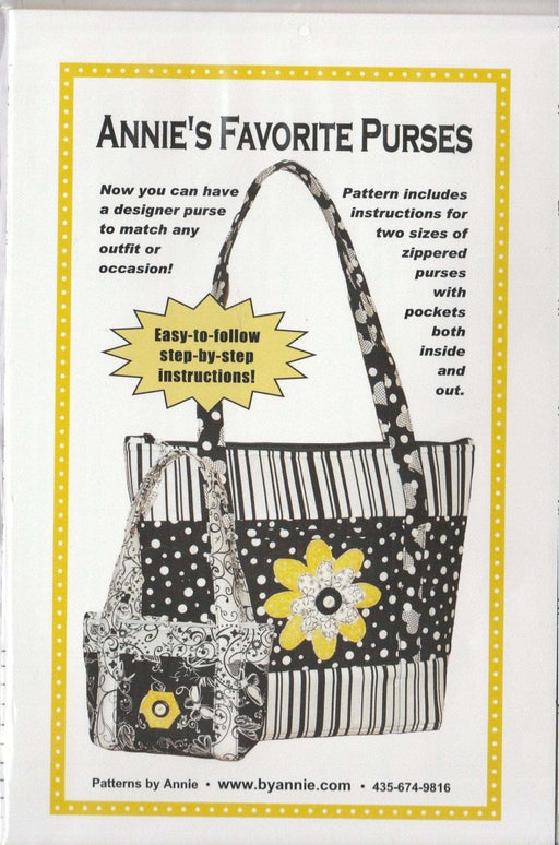 Annie's Favorite Purses - Pattern - by Annie - 2 sizes included!! - RebsFabStash