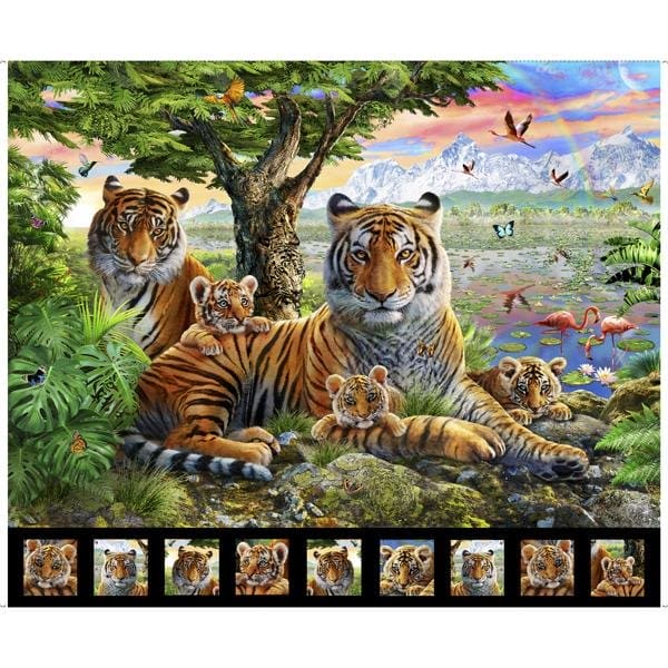 Artworks XIV - Noah's Ark Panel - per PANEL - 36" x 43" - Digital Print - Art by Adrian Chesterman - Quilting Treasures - 27517-X Multi - RebsFabStash