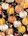 Autumn Day - Pumpkin Toss tan - Per yard - by Nancy Mink - Wilmington Prints - 1665-33865-282 - RebsFabStash