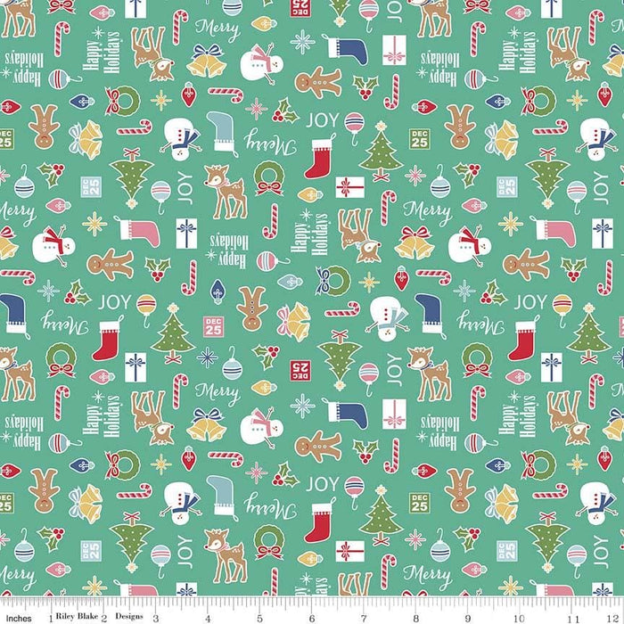 Christmas Pillow Panel, Quilting Fabric from Riley Blake Designs, P869 –  SoKe