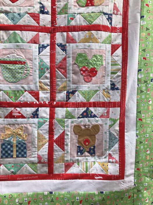 AVAILABLE NOW! Cozy Christmas Quilt Kit by Lori Holt - Riley Blake Designs - Uses her Cozy Christmas Fabric - RebsFabStash