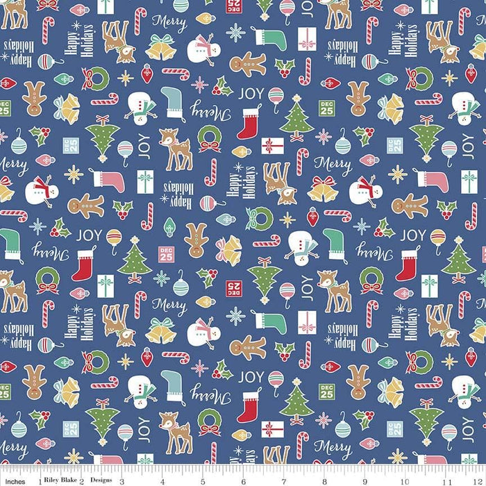 Santa Fabric, Christmas By The Yard, Holiday Riley Blake, Quilting Sewing  Winter Novelty St. Nick - Yahoo Shopping