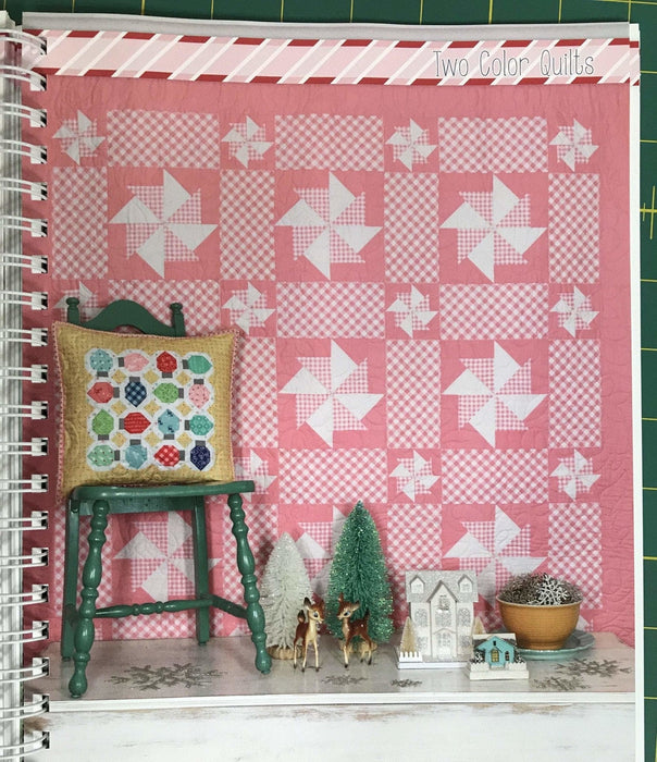 AVAILABLE NOW!! Vintage Christmas Sampler PATTERN BOOK ONLY by Lori Holt - Riley Blake Designs - Uses her Cozy Christmas Fabric - RebsFabStash