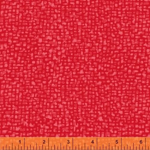 Bedrock - Candy - per yard - by Whistler Studios for Windham - 50087-56 Candy Red - RebsFabStash