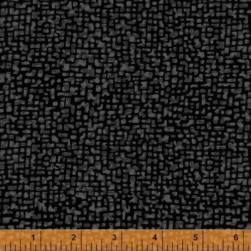 Bedrock - Peppercorn - per yard - by Whistler Studios for Windham - 50087-37 Peppercorn Black - RebsFabStash